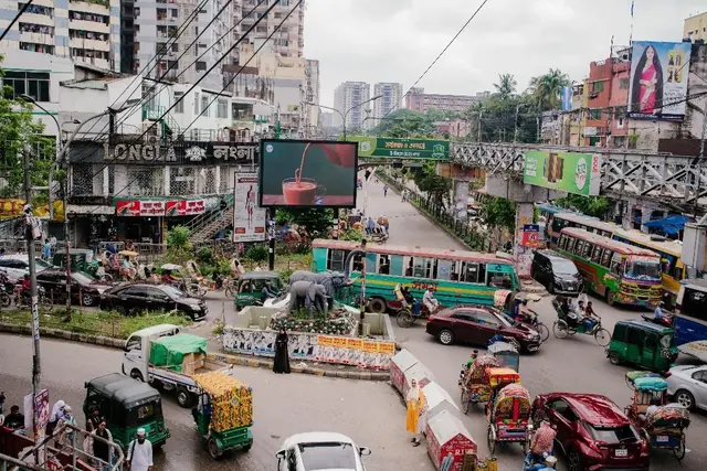 Science Lab Circle LED screen, Dhanmondi & Science Lab