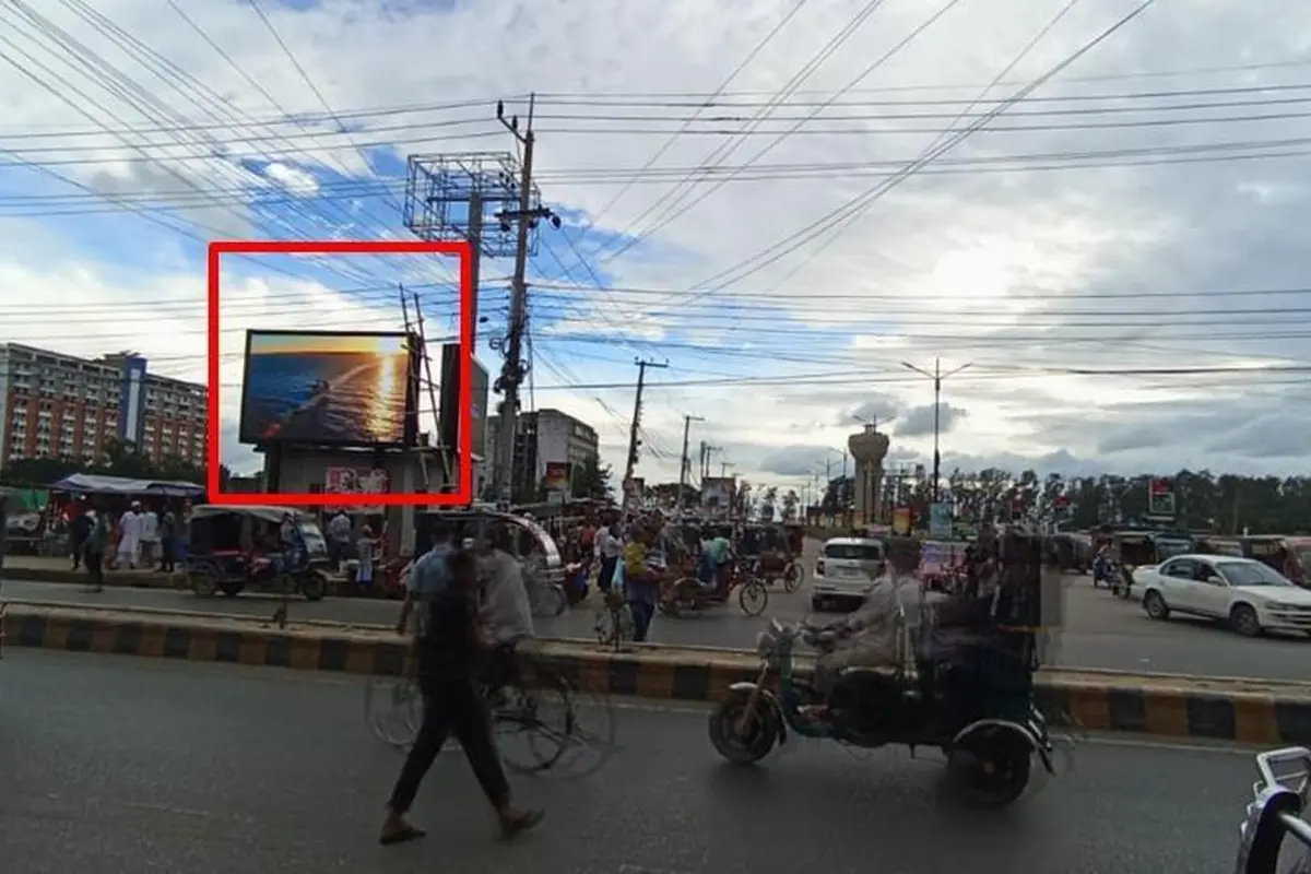 Sughondha Circle, Cox’s Bazar LED screen, Cox's Bazar