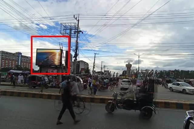 Sughondha Circle, Cox’s Bazar LED screen, Cox's Bazar